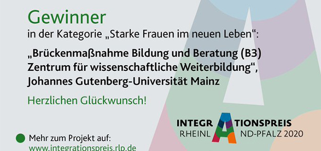 Integrationspreis RP 2020 - © MFFJIV